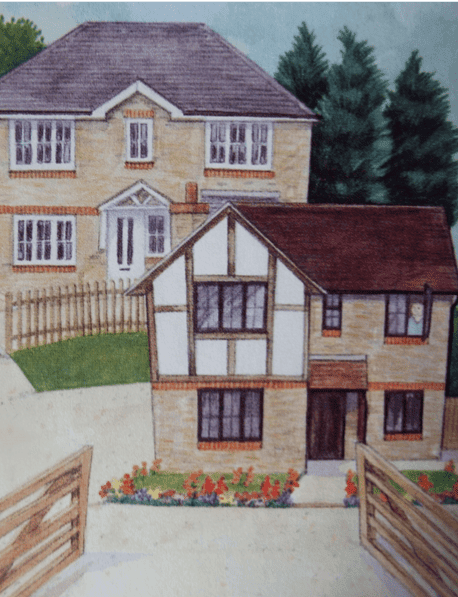 Illustration of the Oaks and the Willows